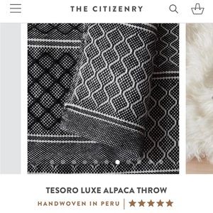 The Citizenry: TESORO LUXE ALPACA THROW